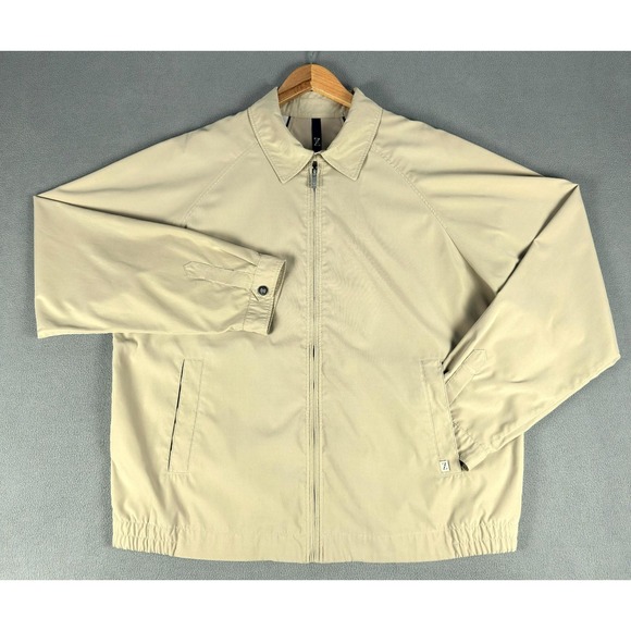 Zegna Sport Other - Zegna Sport Jacket Mens 2XL Beige Bi Swing Zip Quiet Luxury Minimalist Luxe
